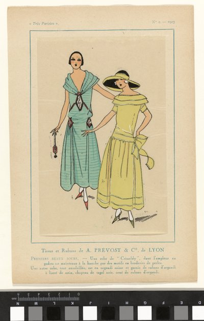 Very Parisian, 1923, nr 2: Fabrics and Ribbons av A. PRÉVOST & Cie. från Lyon... av Anonymous