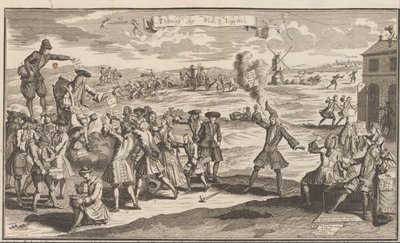 Resultatet av vindhandeln, 1720 Uytslag der Wind Negotie (titel på objekt) The Great Scene of Folly (serietitel) av Anonymous