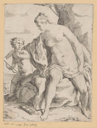 Venus i Amor av Anonymous