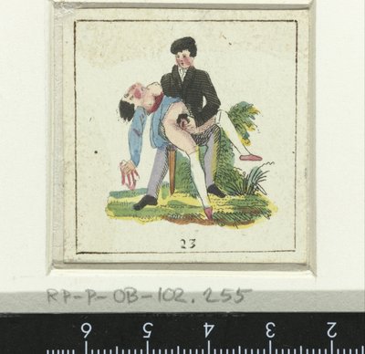 Par som älskar i en buske Eight Erotic Scene (serietitel) av Anonymous