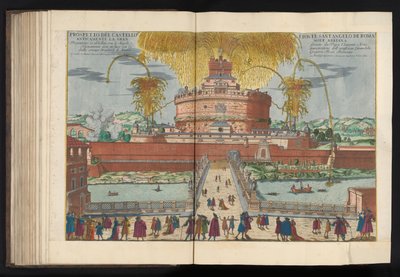 Fyrverkerier på Castel Sant