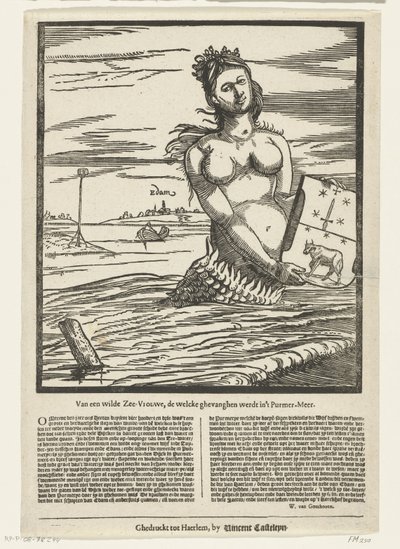 Sjöjungfrun av Edam, 1403 Of a wild Sea-Lady, the welcke ghevanghen in