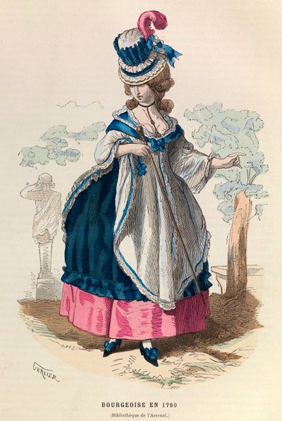 En borgare 1780 - privat samling av Anonymous Anonymous