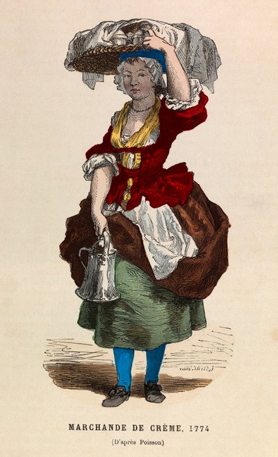 En krämhandlare 1774 - privat samling av Anonymous Anonymous