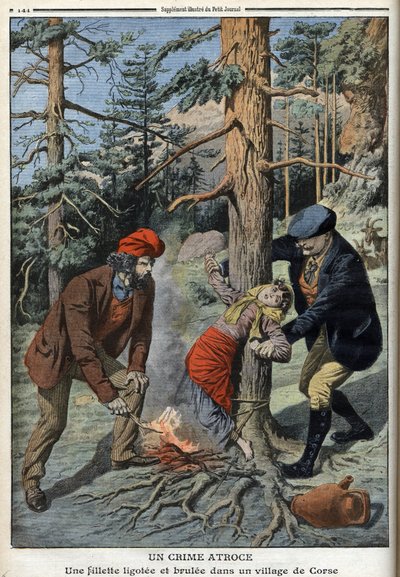 En flicka bunden och brulee i en by på Korsika - "" The Petity Journal", 1 maj av Anonymous Anonymous
