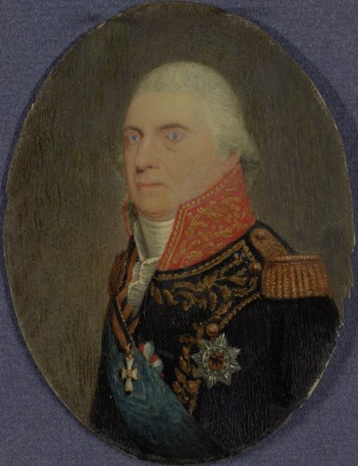 Amiral Jan Hendrik van Kinsbergen (1735-1819), ca 1810 (gouache på elfenben) av Anonymous Anonymous