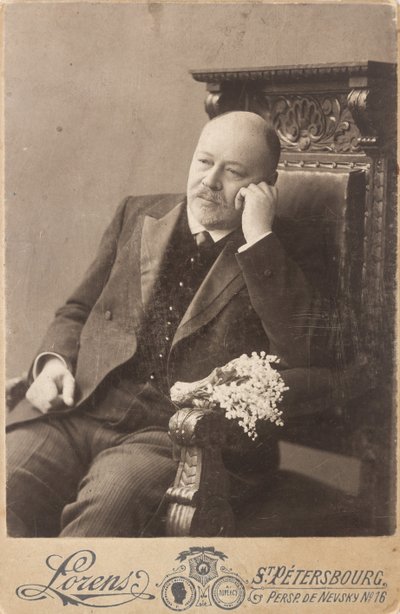 Anatoli Liadov - Porträtt av kompositören Anatolij Konstantinovich Lyadov (1855-1914) - Anonym. Fotografera av Anonymous Anonymous