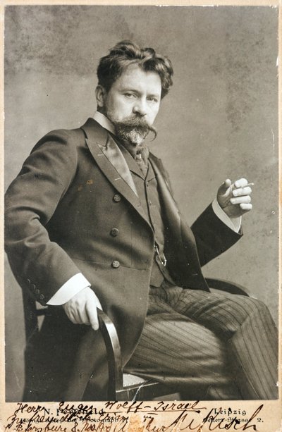 Arthur Nikisch - Portræt af dirigenten Arthur Nikisch (1855-1922) - Anonym. Fotograferet av Anonymous Anonymous
