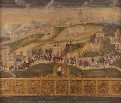 Hertig Cosimo I de Medici anländer till Siena av Anonymous Anonymous