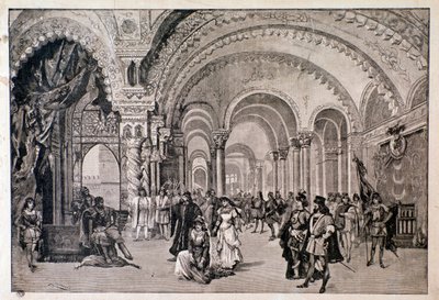 Uruppförande av Otello, opera av Giuseppe Verdi på Teatro alla scala av Anonymous Anonymous