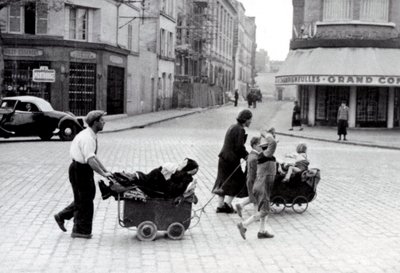 Frankrike juni 1940: Befolkningens utvandring vid Porte d