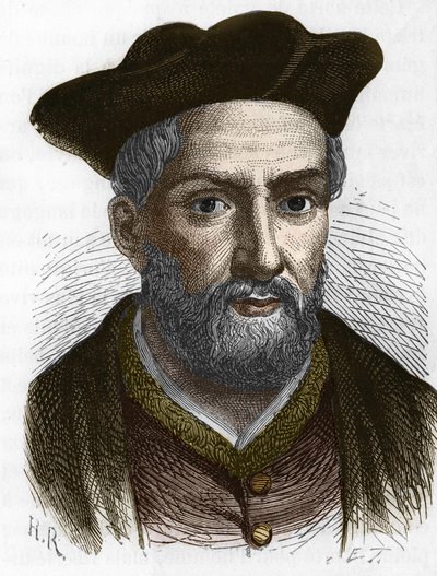 François Rabelais (1495 - 1553), fransk författare. av Anonymous Anonymous