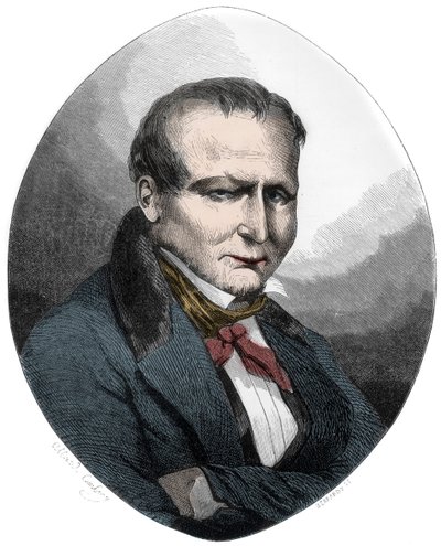 Giuseppe Marco Fieschi, chefskonspiratören i ett försök att ta livet av kung Louis-Philippe av Frankrike i juli 1835 - Giuseppe Fieschi (1790-1836), fransk konspiratör som utförde attacken mot den infernaliska maskinen den 28 juni 1835 mot Louis-Philip av Anonymous Anonymous