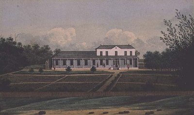 Government House, Sydney, från baksidan (akvarell) av Anonymous Anonymous