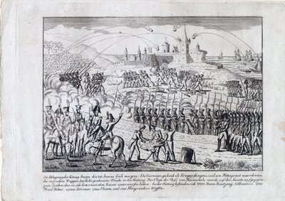 Guerre russo-turque de 1828-1829 - Belägringen av fästningen Anapa den 23 juni av Anonymous Anonymous