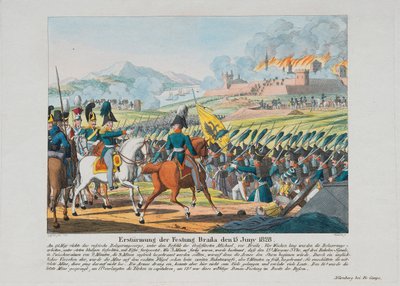 Guerre russo-turque de 1828-1829 - Stormningen av fästningen Brailov den 15 juni av Anonymous Anonymous
