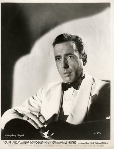 Humphrey Bogart (1899-1957) i Film Casablanca av Michael Curtiz par Anonymous av Anonymous Anonymous