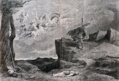 Illustration till operan Valkyrian i Nibelungens ring av Wagner av Anonymous Anonymous