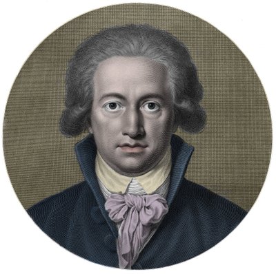 Johann Wolfgang von Goethe (1749-1832). tysk författare. Gravyr 19th C. - Porträtt av Johan Wolfgang Goethe (1749 - 1832), tysk författare av Anonymous Anonymous