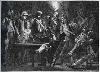 Maillard-tribunalen under revolutionen (Stanislas Marie Maillard av Anonymous Anonymous