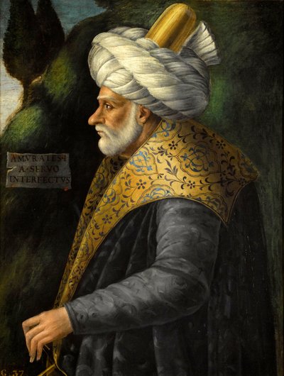 Murad I - Porträtt av Sultan Murad I (1326-1389) av Anonym av Anonymous Anonymous