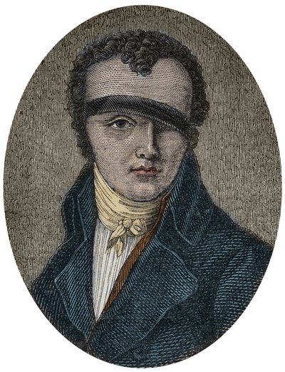 Nicolas Jacques Conte (1755-1805), fransk målare, kemist och uppfinnare - av Anonymous Anonymous