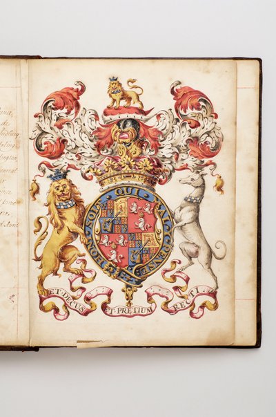 Order of the Garter: Book of Statutes som tillhörde Charles Fitzroy, Duke of Grafton - Akvarellmanuskript, Beg. 1700-talet av Anonymous Anonymous