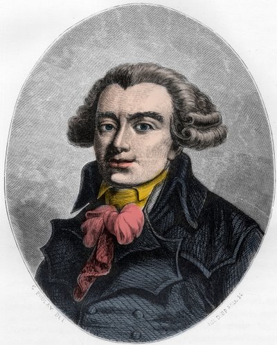 PIERRE VICTORIEN VERGNIAUD Fransk revolutionär statsman - Porträtt av Pierre Victorien Vergniaud (1753-1793), fransk politiker Girondin - Gravyr från 1863 i "Den röda boken - Histoire De L