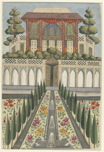 Palace Garden of Hazar Jarib i Aliabad av Anonymous Anonymous