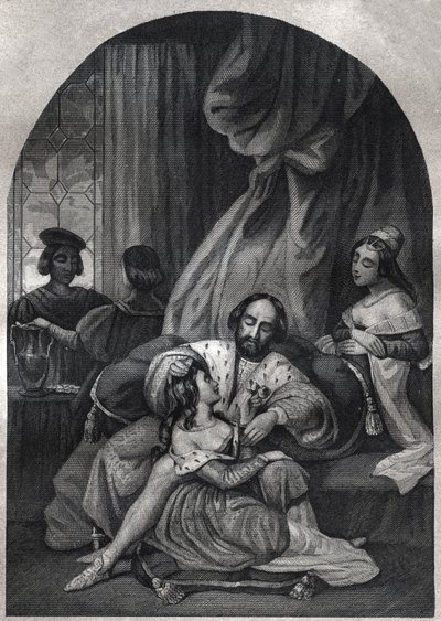Paul III (påve från 1534 till 1549) och hans familj - Paul III (påve från 1534 till 1549) et sa famille - Gravyr de 1842 i "Histoire des popes: brott, mord, förgiftningar, parricides, äktenskapsbrott, incest... av Maurice Lachatre. Privat samling. av Anonymous Anonymous