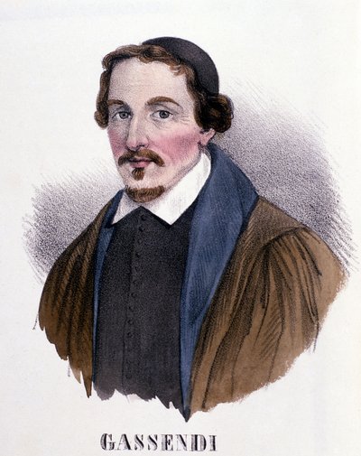 Pierre Gassendi (1592-1655), fransk filosof, astronom, matematiker och fysiker. .Milano. av Anonymous Anonymous