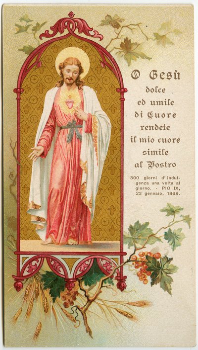 Fromma bild: Bön till Jesus (gravyr) av Anonymous Anonymous