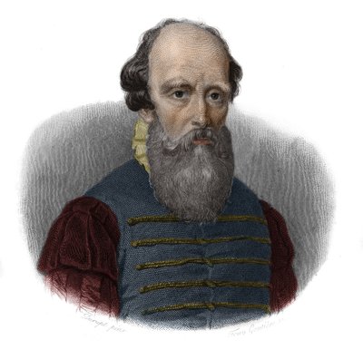 Porträtt av Bernard Palissy (1510 - 1589) i "" Porträtt och historia av användbara män: män och kvinnor i alla länder och alla förhållanden, som förvärvade rättigheter till mäns erkännande" publicerad och propagerad av Society Montyon och Franklin i 1 av Anonymous Anonymous