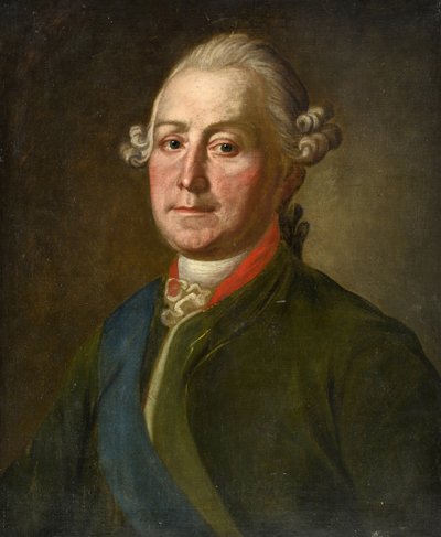 Porträtt av Lev Alexandrovitch Narychkine (Lev Alexandrovich Naryshkin) (1733-1799) - par Anonymous, andra hälften av 1700-talet. - Olja på duk, 55x45 - Privat samling av Anonymous Anonymous