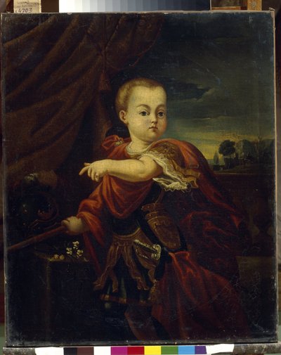 Porträtt av tsaren av Russie Ivan VI Antonovich (Romanov av Anonymous Anonymous