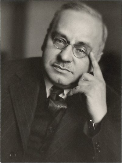 Porträtt av Alfred Adler (1870-1937), Anonym. Fotografera av Anonymous Anonymous