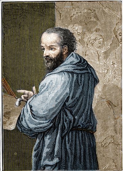 Porträtt av Antonio Allegri dit Il Correggio (The Correge av Anonymous Anonymous