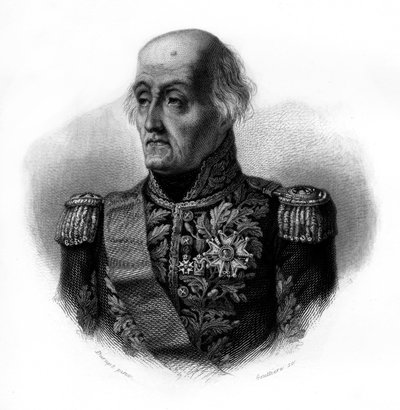 Porträtt av Bon-Adrien (Bon Adrien) Jeannot de Moncey (eller Jannot de Moncey) av Anonymous Anonymous