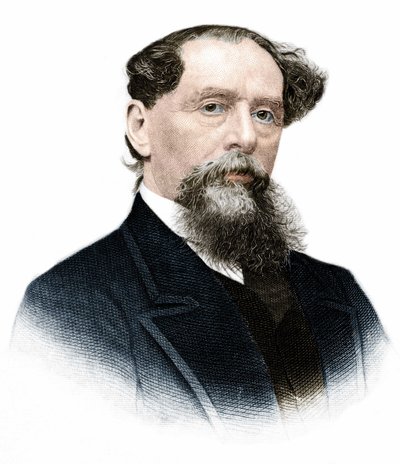 Porträtt av Charles Dickens (1812-1870), engelsk författare. av Anonymous Anonymous