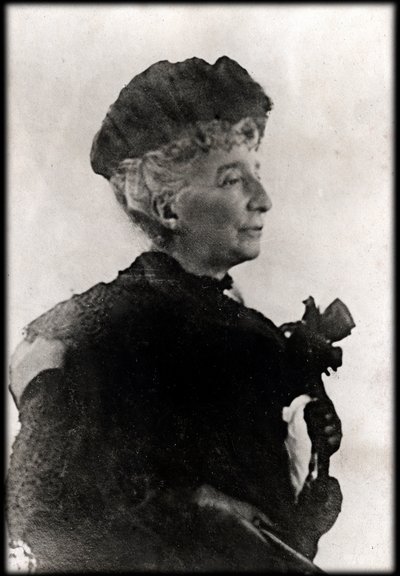 Porträtt av Cosima Wagner (1838 - 1930) - Porträtt av Cosima Francesca Gaetana Wagner (1837 - 1930), dotter till Franz Liszt och andra fru till Richard Wagner. av Anonymous Anonymous