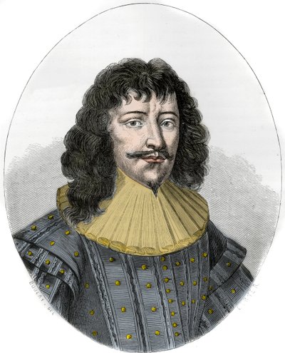 Porträtt av Francois-Henri de Montmorency-Bouteville, kallad Marechal de Luxembourg av Anonymous Anonymous