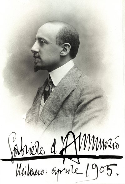 Porträtt av Gabriele d