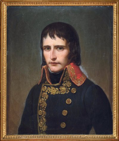 Porträtt av general Bonaparte (1769-1821), Anonym . Olja på duk av Anonymous Anonymous