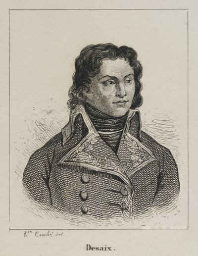 Porträtt av general Louis Charles Antoine Desaix av Anonymous Anonymous