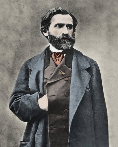 Porträtt av Giuseppe Verdi av Anonymous Anonymous