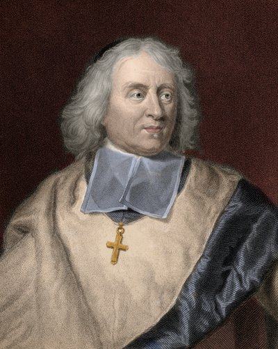 Porträtt av Jacques Benigne (Jacques-Benigne) - Bossuet (1627-1704), fransk biskop och teolog av Anonymous Anonymous