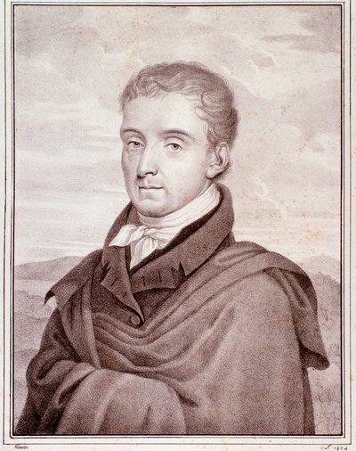 Porträtt av Johann Baptist Cramer (gravyr) av Anonymous Anonymous