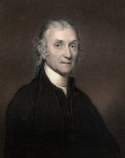 Porträtt av Joseph Priestley (1733 - 1804), brittisk kemist och teolog av Anonymous Anonymous