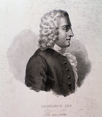 Porträtt av Leo Leonardo (gravyr) av Anonymous Anonymous