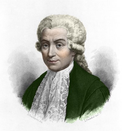 Porträtt av Luigi Galvani (1737-1798), italiensk fysiker och läkare. av Anonymous Anonymous